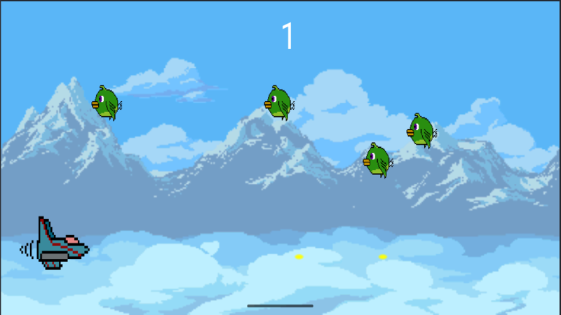 Vista de la app Juego 2D Android